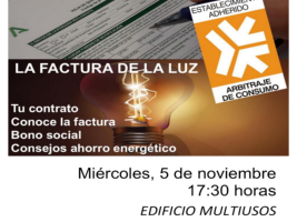 ¿Entiendes tu factura de la luz? Descúbrelo en este taller gratuito